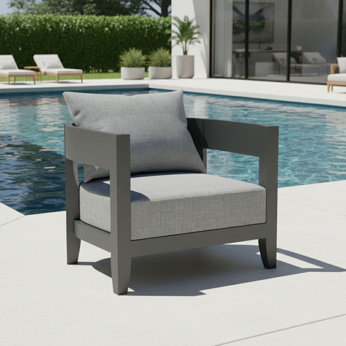 Anderson Teak Coronado 6-Piece Aluminum Deep Seating Set - view 8