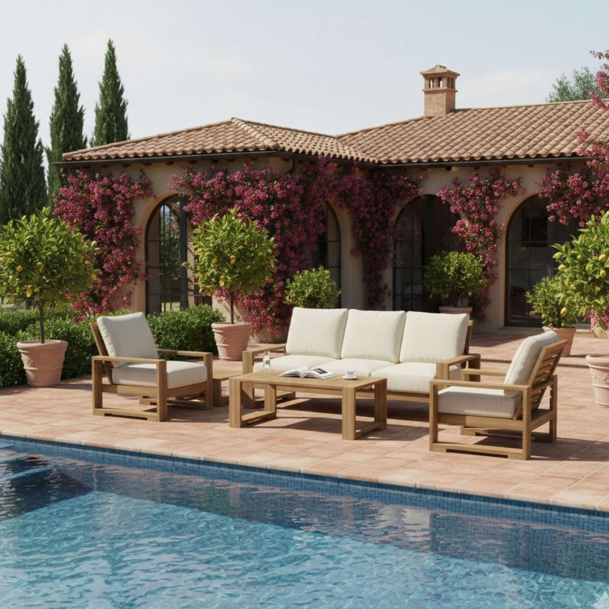 Anderson Teak Capistrano 5-Piece Deep Seating Sofa Collection - view 2