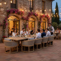 Anderson Teak Catania 11-Piece Dining Set (SET-337) - Timber & Ember Outdoor