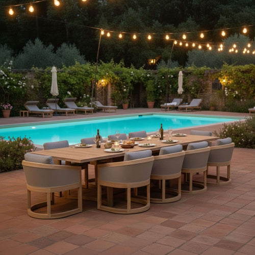 Anderson Teak Catania 11-Piece Dining Set (SET-337) - view 2