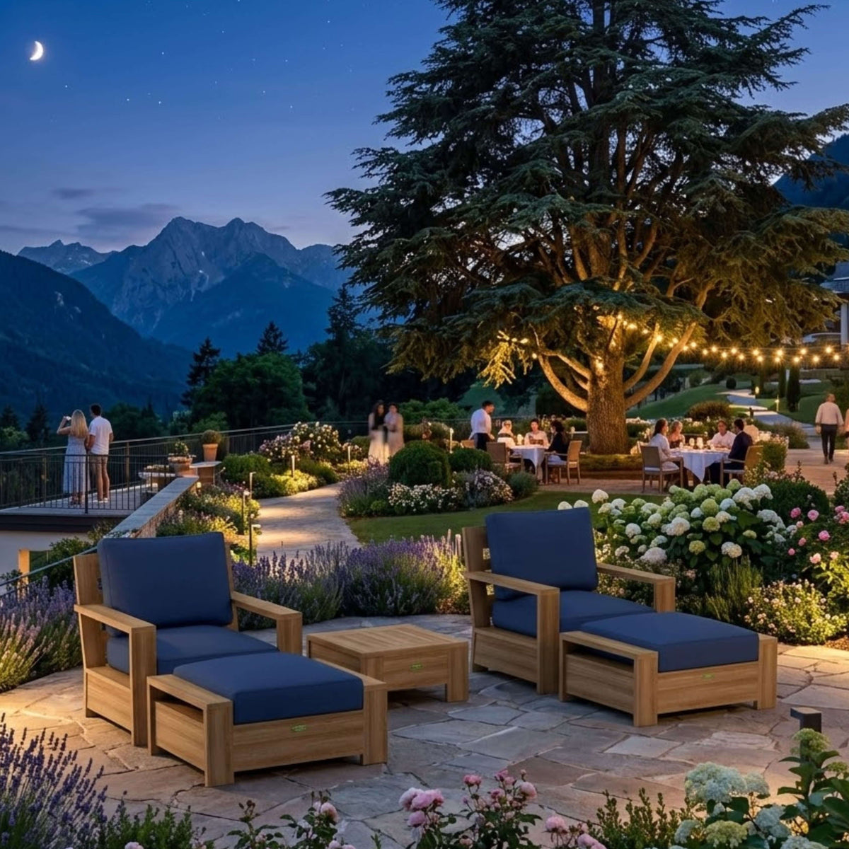 Anderson Teak Madera 5-Piece Deep Seating Set (SET-524) - view 3