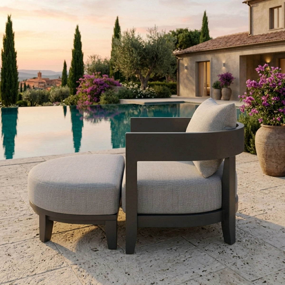 Anderson Teak Coronado 6-Piece Aluminum Deep Seating Set - view 9