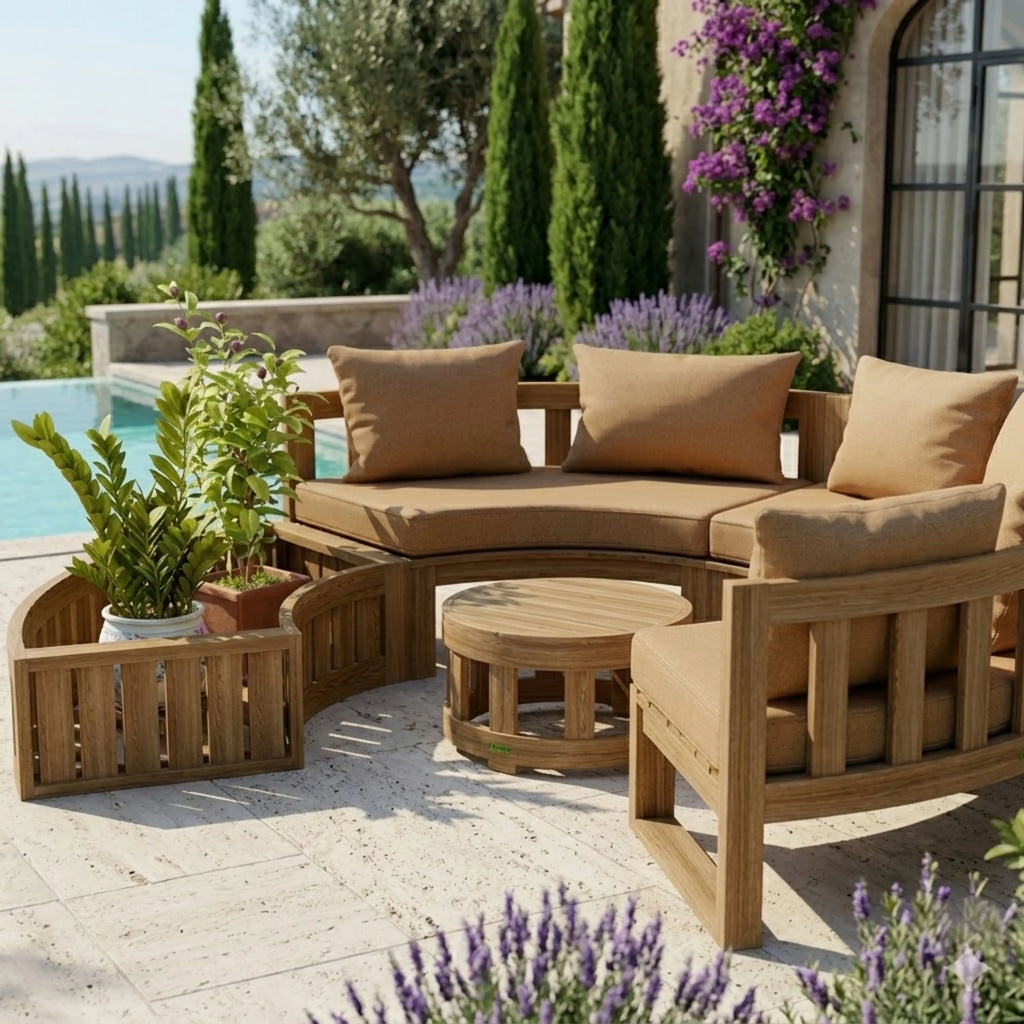 Anderson Teak Circular Modular Deep Seating Set (SET-808) - view 4