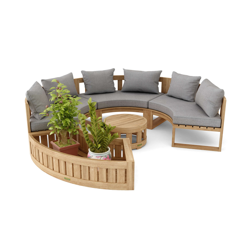 Anderson Teak Circular Modular Deep Seating Set (SET-808) - view 7