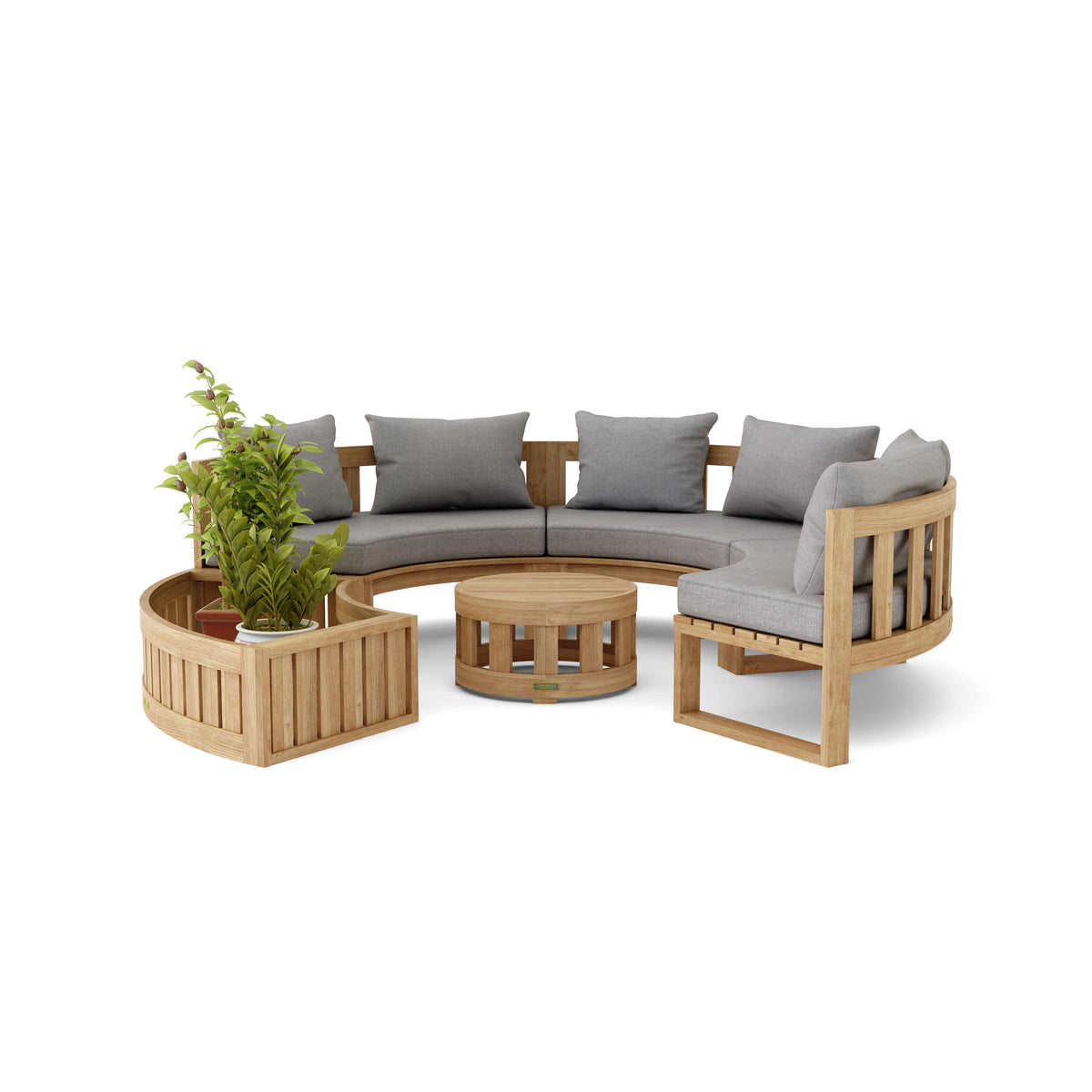 Anderson Teak Circular Modular Deep Seating Set (SET-808) - view 6